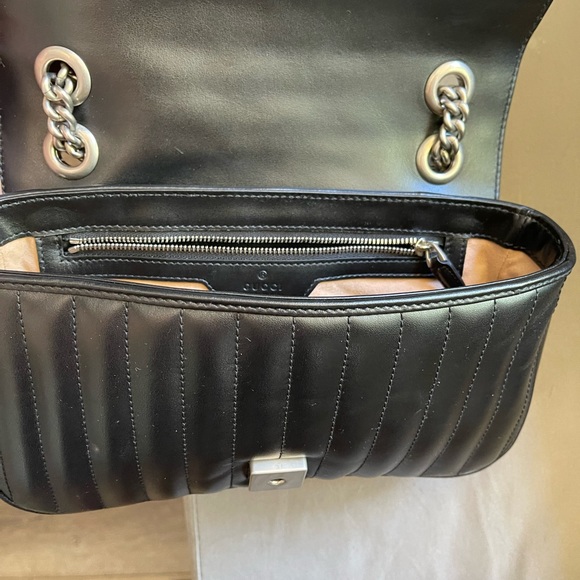 *BRAND NEW* 2022 Black Gucci Marmont chain handbag - Picture 5 of 6